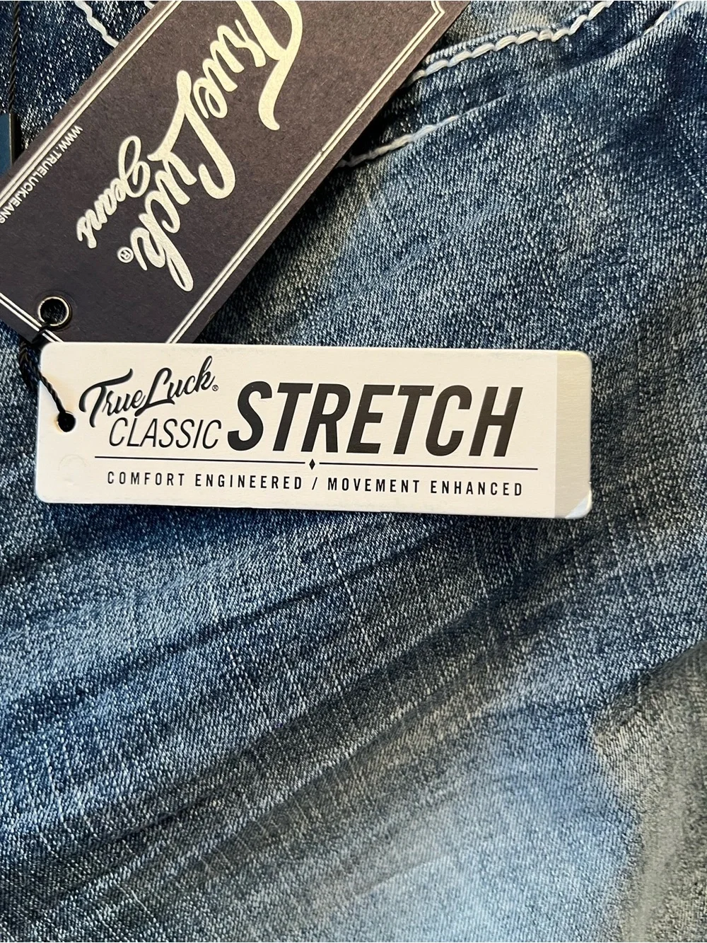 True Luck Light Wash Jeans - Light Blue Denim